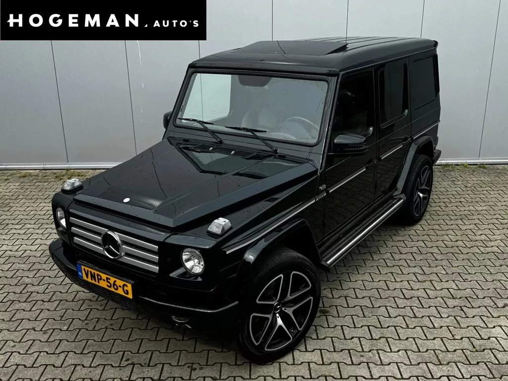 Mercedes-Benz G-klasse 300TD OM606 MOTOR AMG STYLING DAKJE VAN GRIJS KENTEKEN GRIJSKENTEKEN BEDRIJFSAUTO