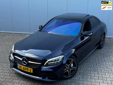 Mercedes-Benz C-klasse C180 AMG BUSINESS PANORAMADAK VIRTUAL STOELVERWARMING NAP NEDERLANDSE AUTO